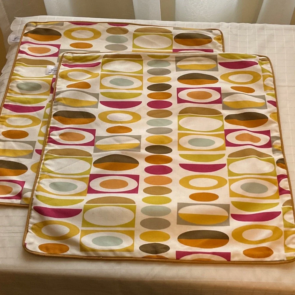 Colorful Geometric Pattern Cushion Covers - Picture 1 of 4